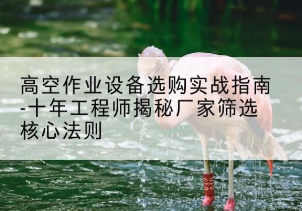 华安剪叉式升降机厂家-高空作业设备选购实战指南-十年工程师揭秘厂家筛选核心法则